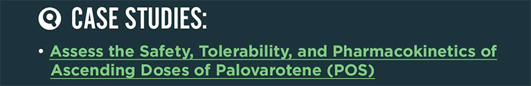 Assess the safety, tolerability, and pharmacokinetics of ascending doses of Palovarotene (POS)