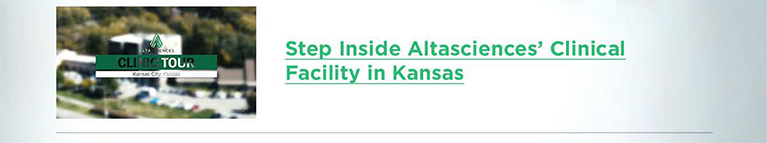 Step Inside Altasciences’ Clinical Facility in Kansas